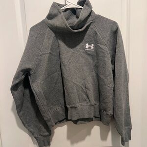 XS NWOT Under Armour Women's Cowl Neck Gray Sweatshirt